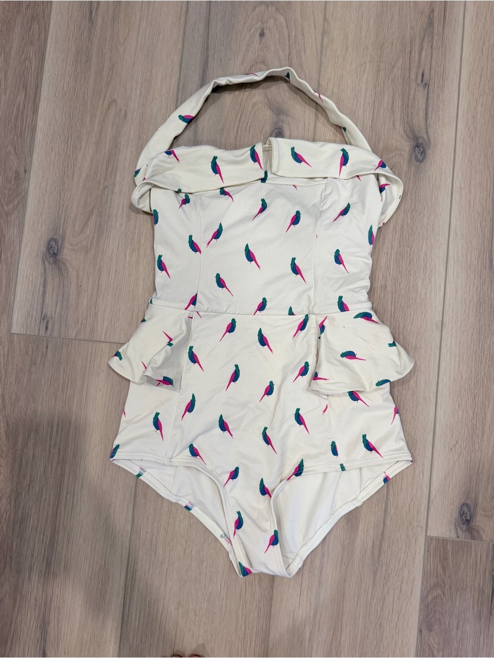 Vintage Marc Jacobs Retro Peacock Swimsuit XS